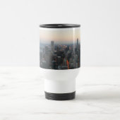 Mug De Voyage Horizon de Chicago au coucher du soleil (Centre)