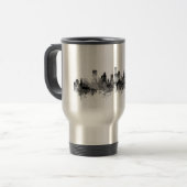 Mug De Voyage Horizon de Houston le Texas (Devant gauche)