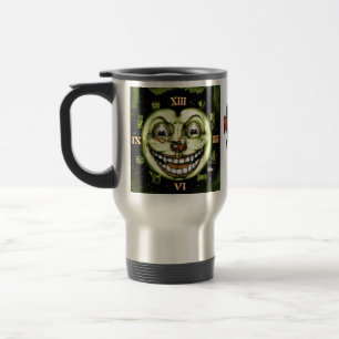 Mug De Voyage Horloge noire 13 Halloween