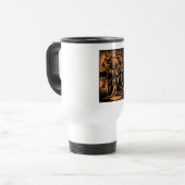 Mug De Voyage Horreurs sans fin des mineurs morts pour Halloween (Devant gauche)
