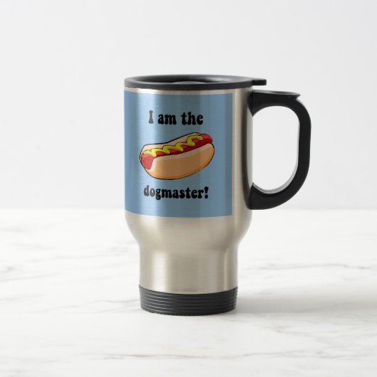 Mug De Voyage Hot dog drôle (Droit)