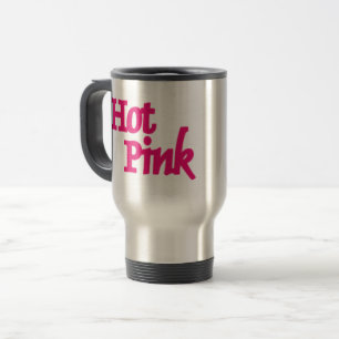 Mug De Voyage Hot Pink mot acier inoxydable voyage banlieue mug