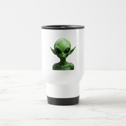 Mug De Voyage humanoïde vert (Centre)