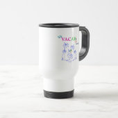 Mug De Voyage Humeur blanche Vacay Lady— (Devant droit)