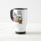 Mug De Voyage Humoristique, laissez grumeux dormir (Devant gauche)