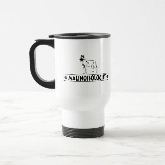 Mug De Voyage Humorous Malinois (Gauche)