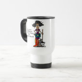 Mug De Voyage Humour de femme de charge (Devant gauche)