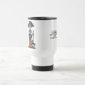 Mug De Voyage Humour de femme de charge (Centre)