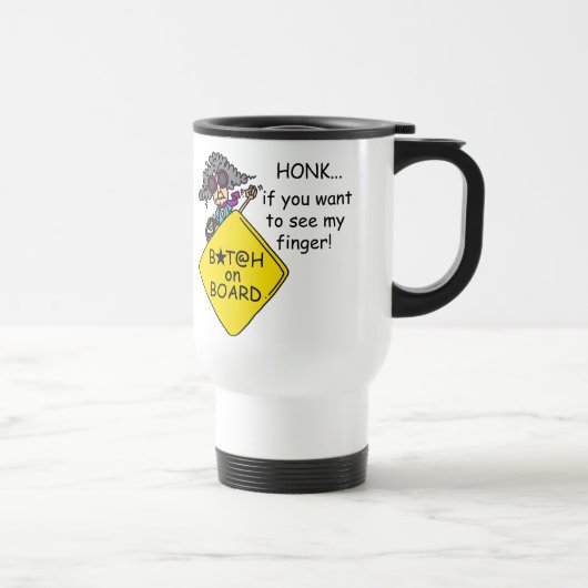 Mug De Voyage Humour de rage de route (Droite)