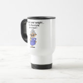 Mug De Voyage Humour enrichi par chocolat (Devant gauche)