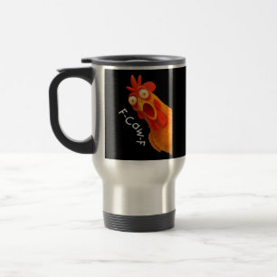 Mug De Voyage Humour gothique drôle F-Caw-F corbeau
