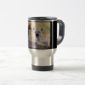 Mug De Voyage Hyena avec jeune (Devant droit)