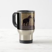 Mug De Voyage Hyena avec jeune (Devant gauche)