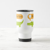 Mug De Voyage Hygiène dentaire de soie mignonne d'alligator (Centre)