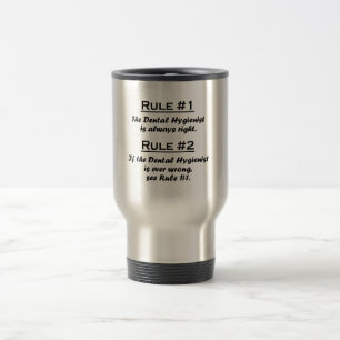 Mug De Voyage Hygiéniste dentaire de règle