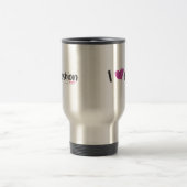 Mug De Voyage I Aqua de mode de coeur (Centre)