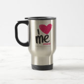 Mug De Voyage I coeur je magenta (Gauche)