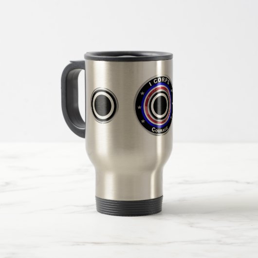 Mug De Voyage I Corps "Le Corps des Etats-Unis" (Devant gauche)