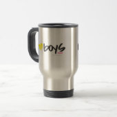 Mug De Voyage I jaune de garçons de coeur (Devant gauche)