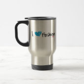 Mug De Voyage I jaune de mode de coeur (Gauche)