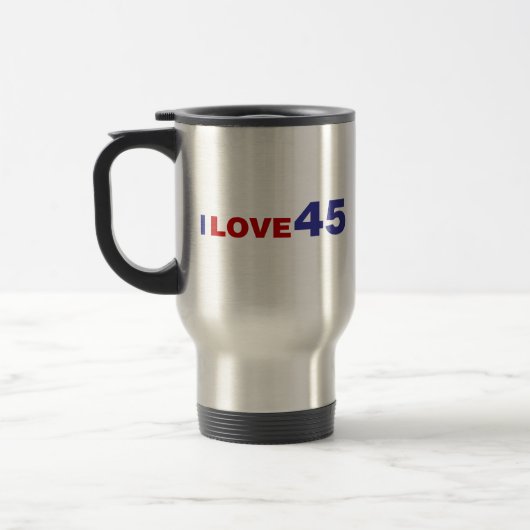 Mug De Voyage I Love 45 (Gauche)
