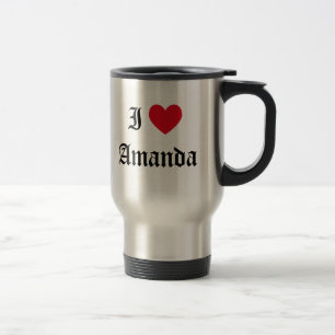 Mug De Voyage I Love Amanda