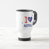 Mug De Voyage "I LOVE AUSTRALIA" Australia Day 26 janvier (Devant droit)