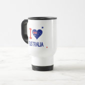 Mug De Voyage "I LOVE AUSTRALIA" Australia Day 26 janvier (Devant gauche)