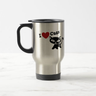 Mug De Voyage I love cats