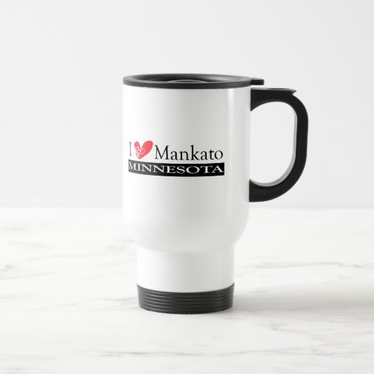 Mug De Voyage I Love Mankato Minnesota (Droite)