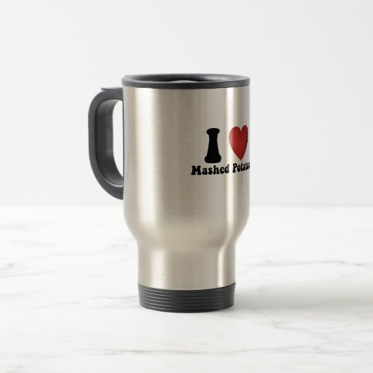 Mug De Voyage I Love Mashed Potatoes Thanksgiving Diner Cadeau (Devant gauche)