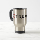 Mug De Voyage I Love Trekking (Devant gauche)