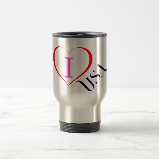 Mug De Voyage I Love USA (Centre)