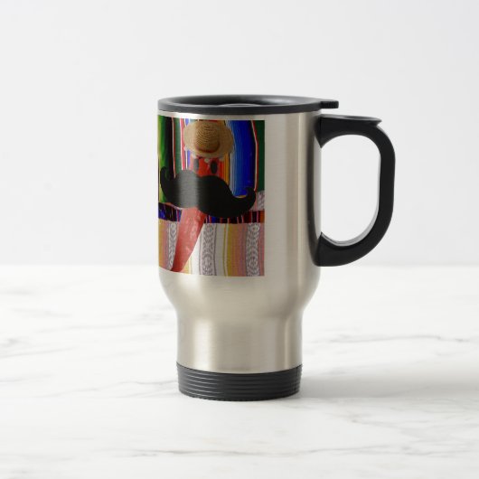Mug De Voyage I moustache… c'est plutôt piment ! (Droit)