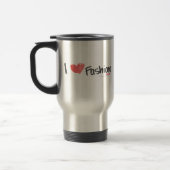 Mug De Voyage I pourpre de mode de coeur (Gauche)