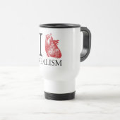 Mug De Voyage I réalisme de coeur (Devant droit)