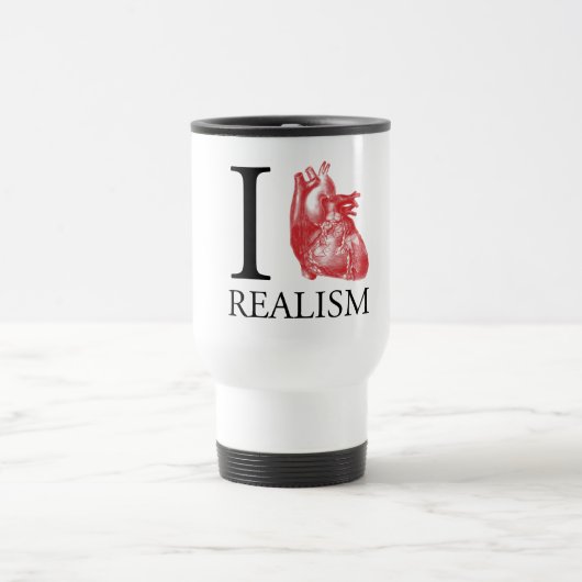 Mug De Voyage I réalisme de coeur (Centre)