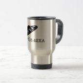 Mug De Voyage ICD-10 : V9542XA - Accident de vaisseau spatial (Devant droit)