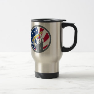 Mug De Voyage Icône américaine de drapeau des Etats-Unis