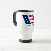 Mug De Voyage Icône du drapeau américain (Devant gauche)