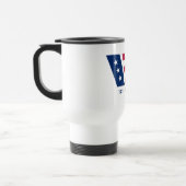 Mug De Voyage Icône du drapeau américain (Gauche)