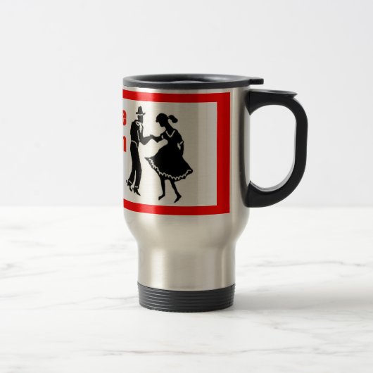 Mug De Voyage idiot Carré (Droit)