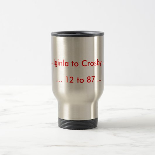 Mug De Voyage Iginla à Crosby (Centre)