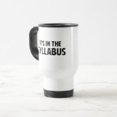 Mug De Voyage Il est dans le programme (Devant gauche)