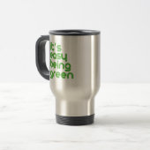 Mug De Voyage Il est être facile vert (Devant gauche)