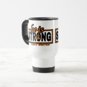 MUG DE VOYAGE IL EST FORT...CRPS (Devant gauche)