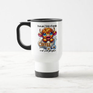 Mug De Voyage Il y a 2 sortes de personnes, les amateurs de café