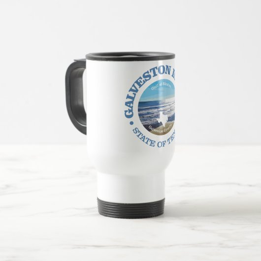 Mug De Voyage Île Galveston (C) (Devant gauche)