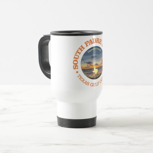 Mug De Voyage Île South Padre (C) (Devant gauche)