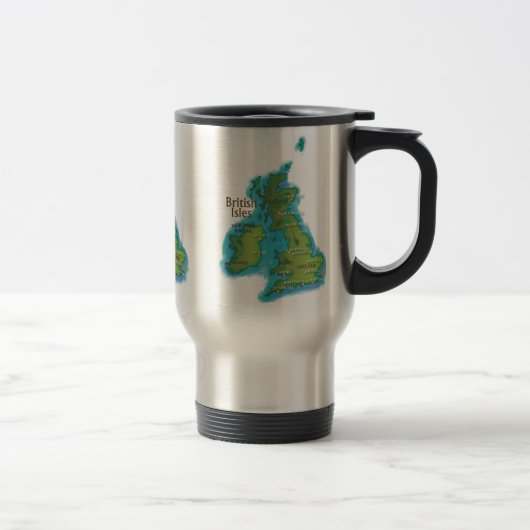 Mug De Voyage Îles Britanniques (Droit)